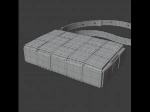 bolsa cassete Modelo 3D