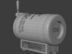 the sub draught beer machine 3Dモデル