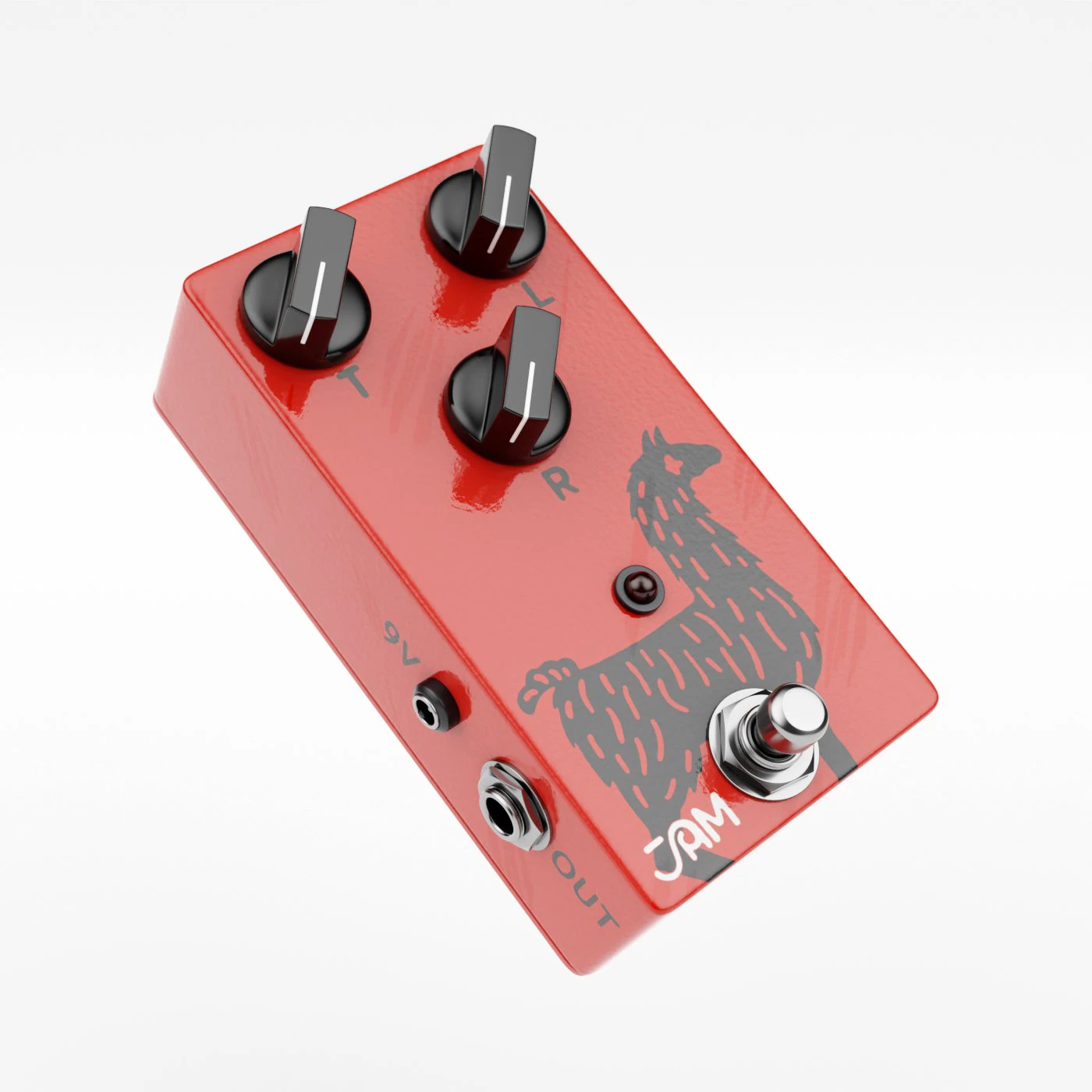 jam pedals delay llama 3D Model .c4d .max .obj .3ds .fbx .stl .blend