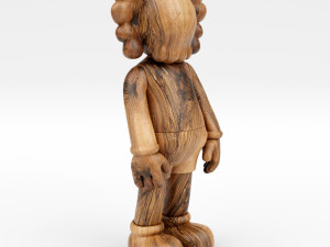 Kaws wood companion 3D Model
