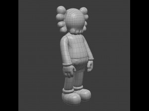 Kaws wood companion 3D Model