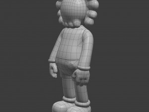Kaws wood companion 3D Model