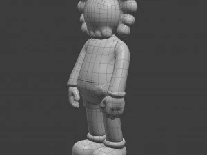 Kaws wood companion 3D Model