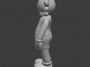Kaws wood companion 3D Model
