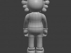 Kaws wood companion 3D Model