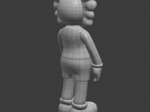 Kaws wood companion 3D Model