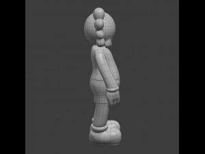 Kaws wood companion 3D Model
