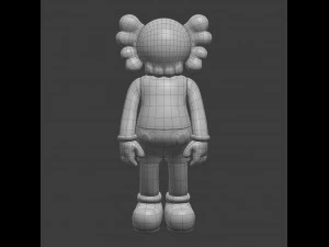 Kaws metal companion 3D Model