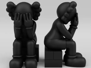 Kaws passing through companion 3D Model