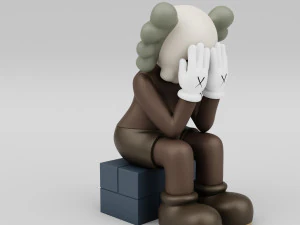 Kaws passing through companion 3D Model