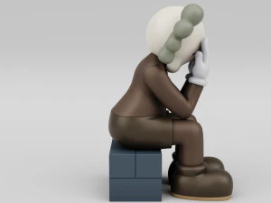 Kaws passing through companion 3D Model