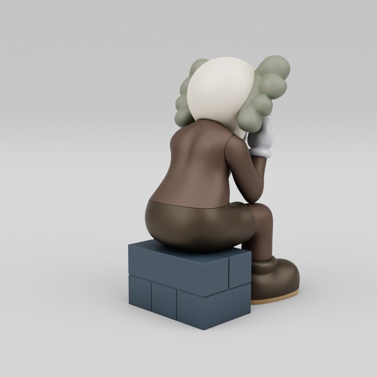 Kaws passing through companion 3D Model in Other 3DExport