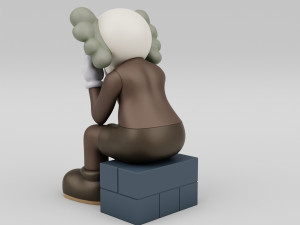 Kaws passing through companion Modelo 3D
