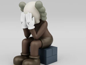 Kaws passing through companion 3D Model