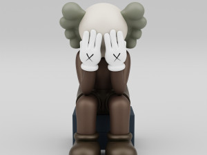 Kaws passing through companion Modelo 3D