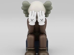Kaws passing through companion 3D Model