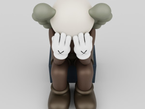 Kaws passing through companion Modelo 3D