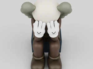 Kaws passing through companion 3D Model