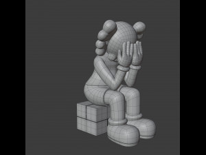 Kaws passing through companion Modelo 3D