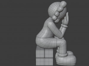 Kaws passing through companion Modelo 3D
