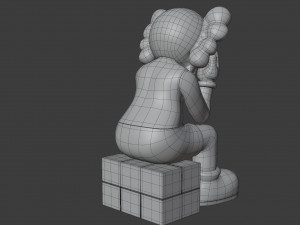 Kaws passing through companion Modelo 3D
