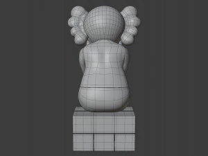 Kaws passing through companion 3D Model