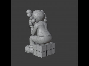Kaws passing through companion Modelo 3D