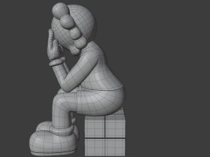 Kaws passing through companion Modelo 3D