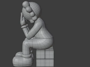Kaws passing through companion 3D Model