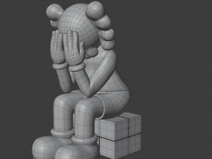 Kaws passing through companion Modelo 3D