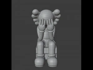 Kaws passing through companion 3D Model