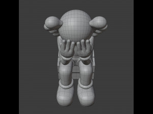 Kaws passing through companion Modelo 3D