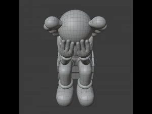 Kaws passing through companion 3D Model