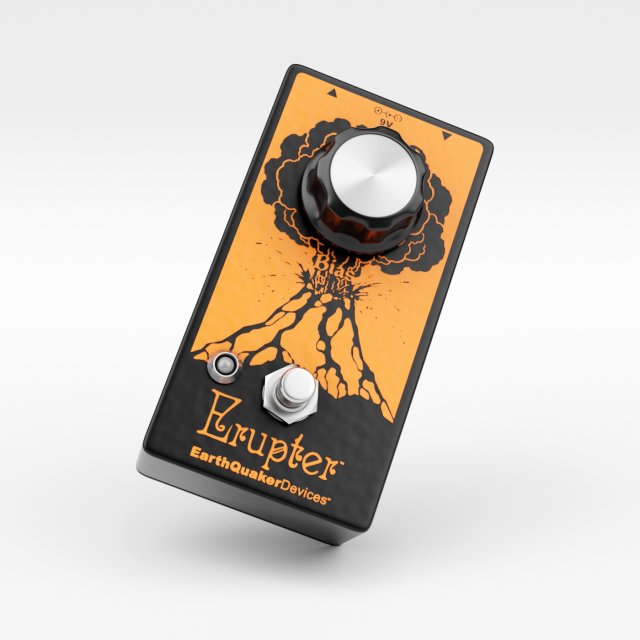 earthquaker devices erupter fuzz pedal Modèle 3D .c4d .max .obj .3ds .fbx .stl .blend 