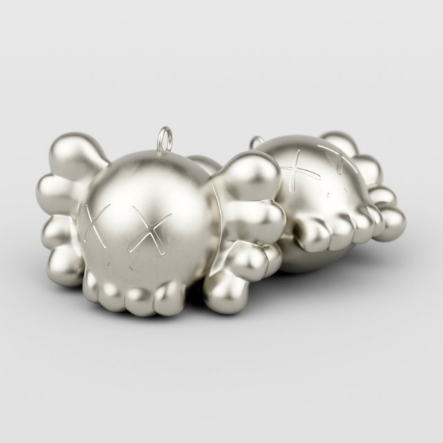 kaws pendant 3D-Druckmodell .c4d .max .obj .3ds .fbx .stl .blend 