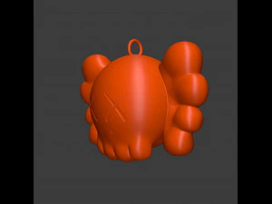 kaws pendant 3D Print Model