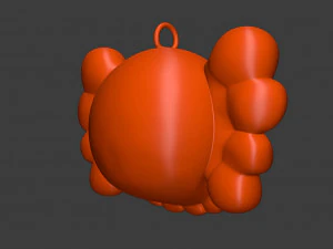 kaws pendant 3D Print Model