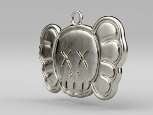 kaws companion pendant Model 3D
