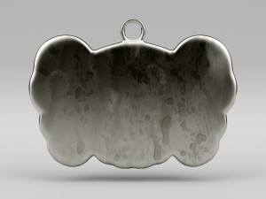 kaws companion pendant Model 3D