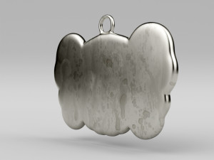 kaws companion pendant Model 3D