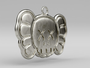 kaws companion pendant Model 3D