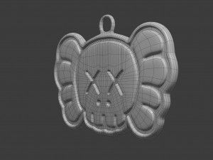 kaws companion pendant Model 3D