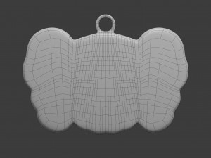 kaws companion pendant Model 3D