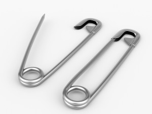 safety pin 3D Model