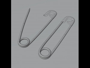 safety pin 3D Модель