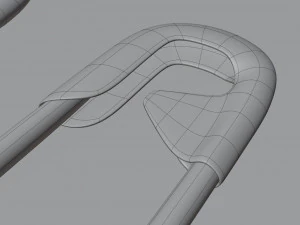 safety pin 3D Model