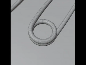 safety pin 3D Model