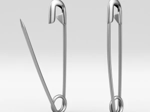 safety pin 3D Model