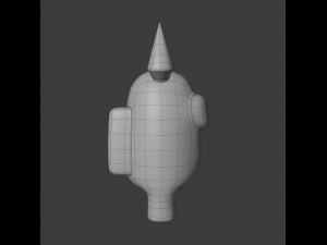 among us devil horns character 3D Model