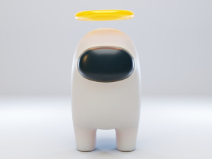 among us angel halo character 3D-Modell